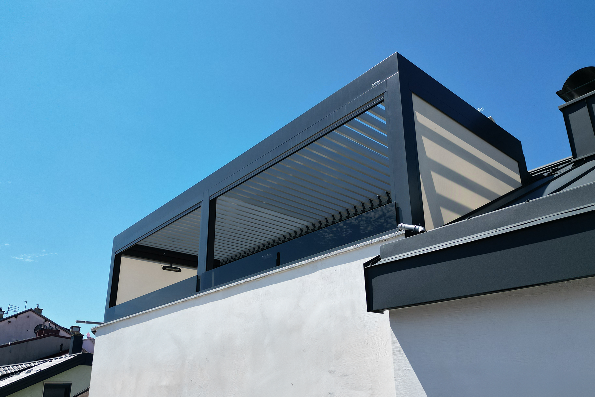 Pergola 240/36 (Typ 1) grau anthrazit, Kroatien