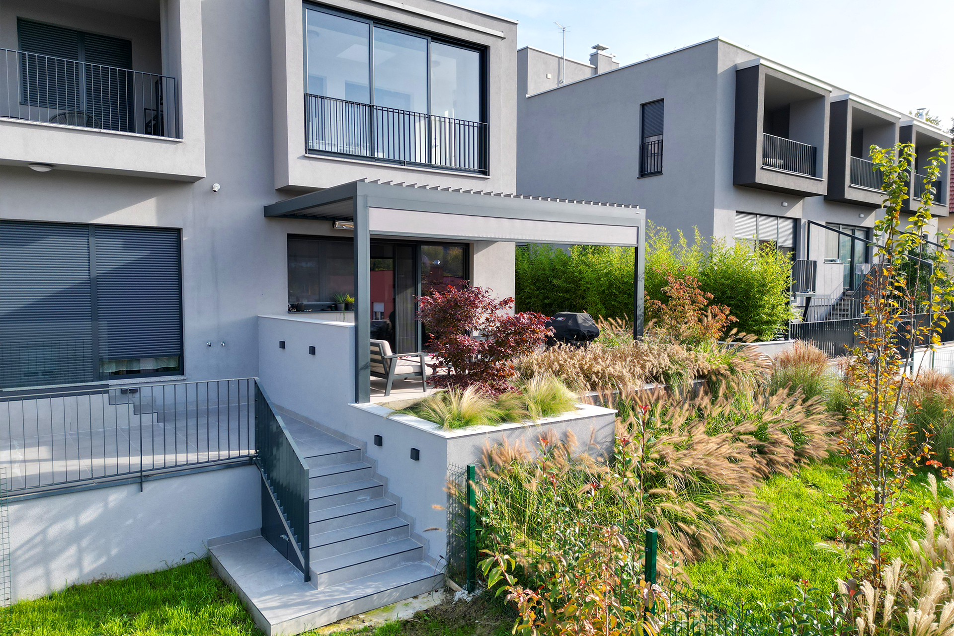 Pergola 170/36 (Typ 2) ZIP Rollo, Heizung, Kroatien