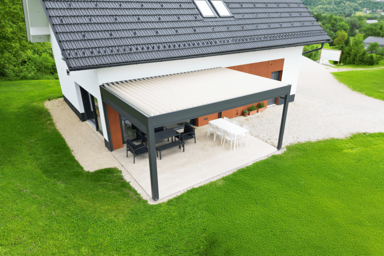 Pergola Soltec 170 36 Type 2 Zip Screen Led Lights Slovenia 3