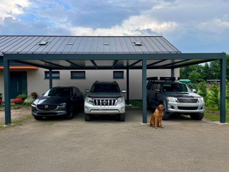 Carport F 240 3 Cars Slovakia 1