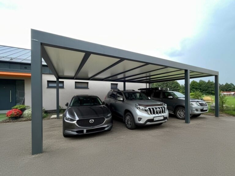 Carport F 240 3 Cars Slovakia 2