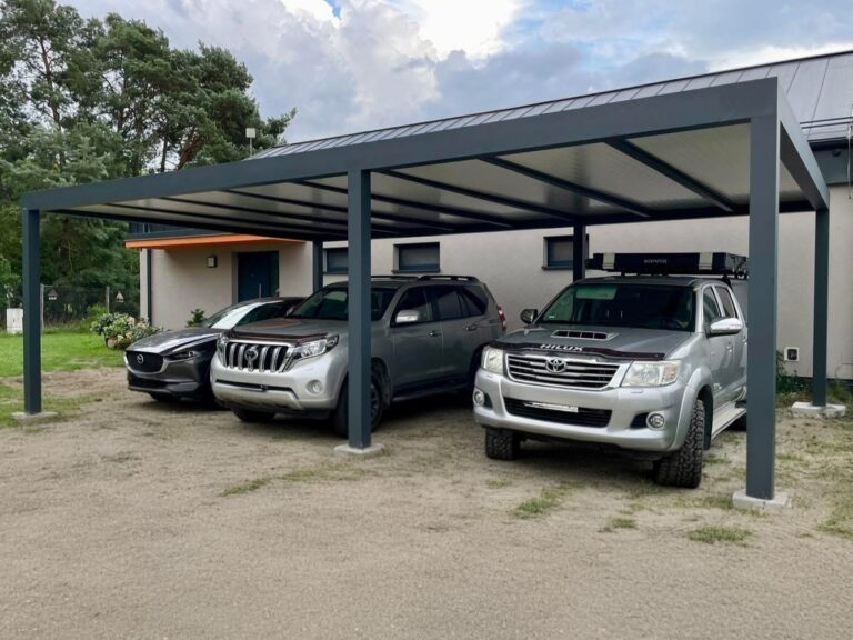 Carport F 240 3 Cars Slovakia 3