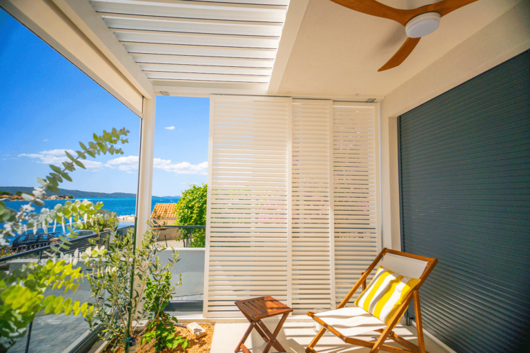 Pergola Soltec 170 28 Type 2 Zip Roller Blinds Sliding Panels Croatia 1