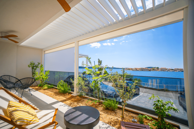 Pergola Soltec 170 28 Type 2 Zip Roller Blinds Sliding Panels Croatia 3