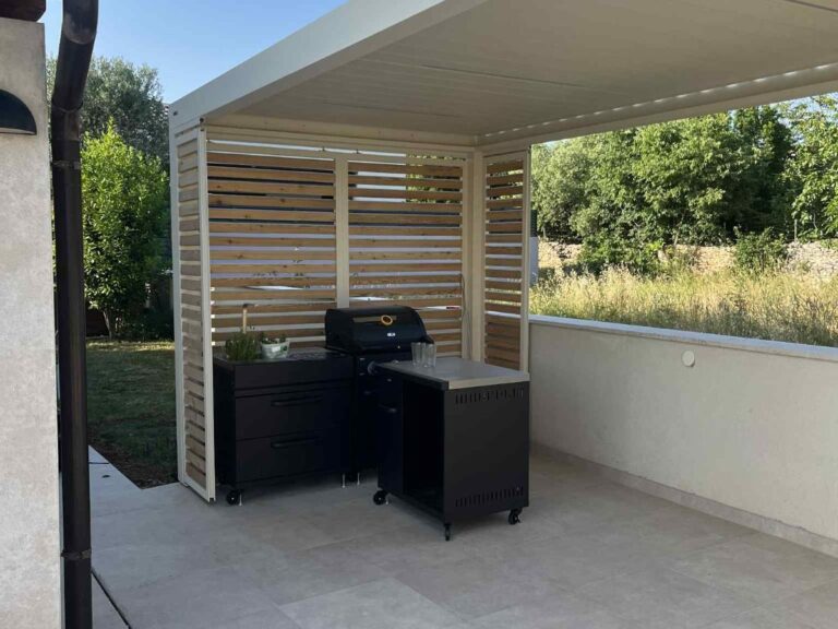 Pergola Soltec 170 28 Type 7 Fixed Panels White Croatia 3