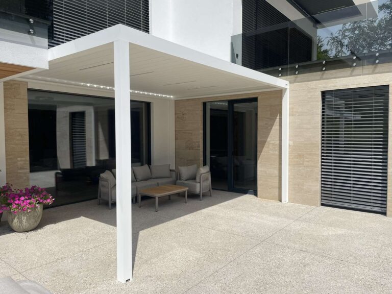 Pergola Soltec 170 36 Type 0 And 170 36 Type 1 Anthracite And White Slovenia 1