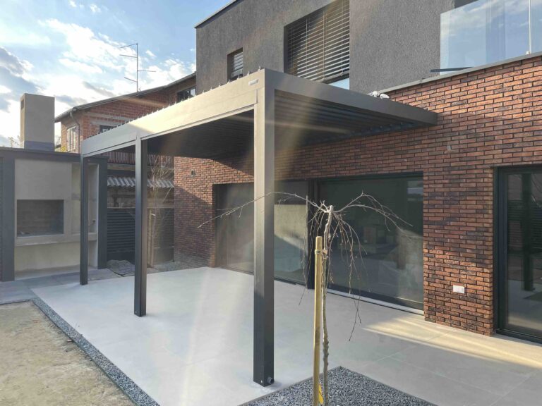 Pergola Soltec 17028 Type 2 Zip Roller Blinds Led Lights Sensors Daisy Croatia 1