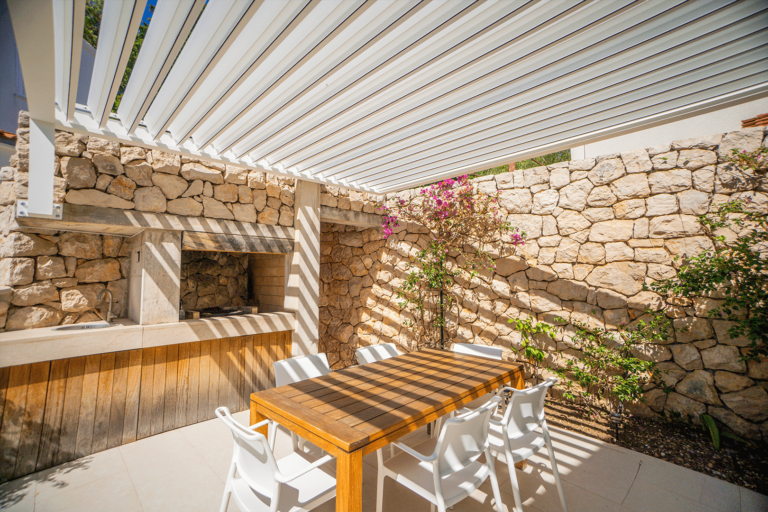 Pergola Soltec 17036 Type 1 White Special Installation Croatia 1