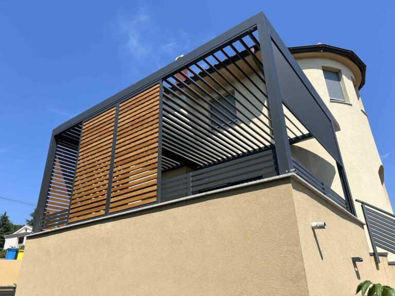 Pergola Soltec 170 36 Type 7 Led Lights Zip Roller Sliding Panels 2