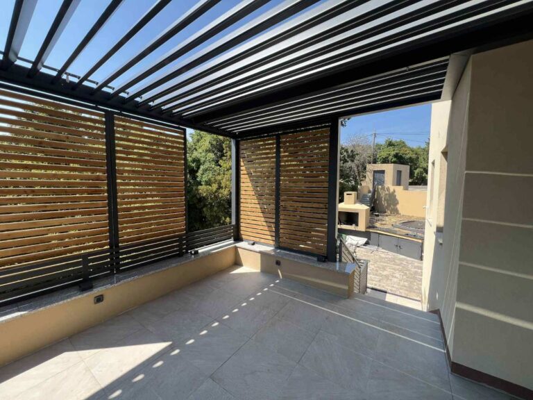 Pergola Soltec 170 36 Type 7 Led Lights Zip Roller Sliding Panels 3