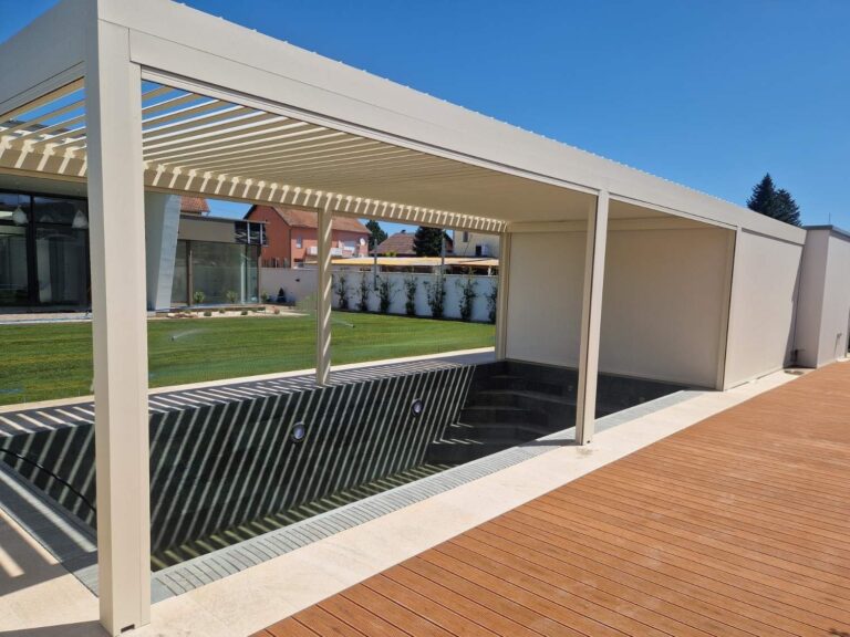 Pergola Soltec 170 36 Type 1 Led Lights Zip Roller Blinds Croatia 3