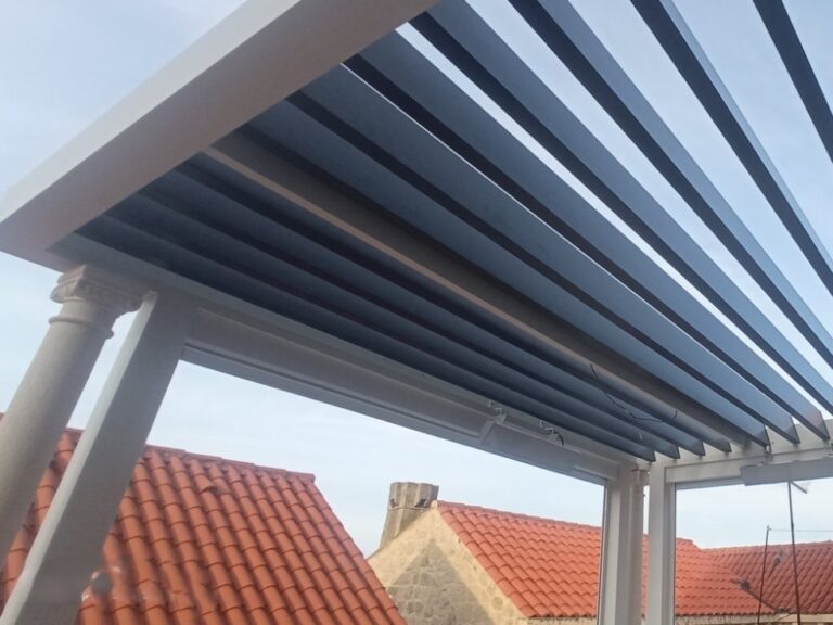 Pergola Soltec 24060 Type 1 Zip Roller Blinds Led Lighting Heaters Croatia 2