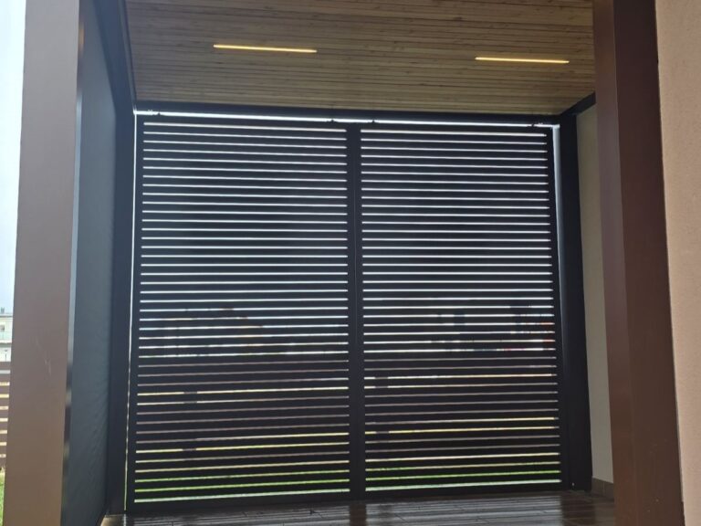 Soltec Terrace Roof F170 Decorative Ceiling Led Lighting Alu Panels Zip Screen Croatia 2