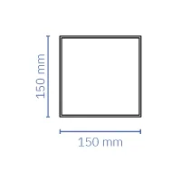 Profil stebra bioklimatske pergole SL 240/42 – 150 x 150 mm