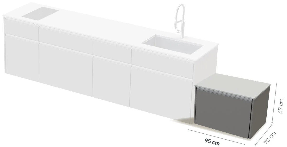 Model Station Compact 0.9 – Soltec zunanja kuhinja