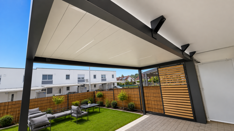 Pergola Led Luci Drsni Les Panel 1