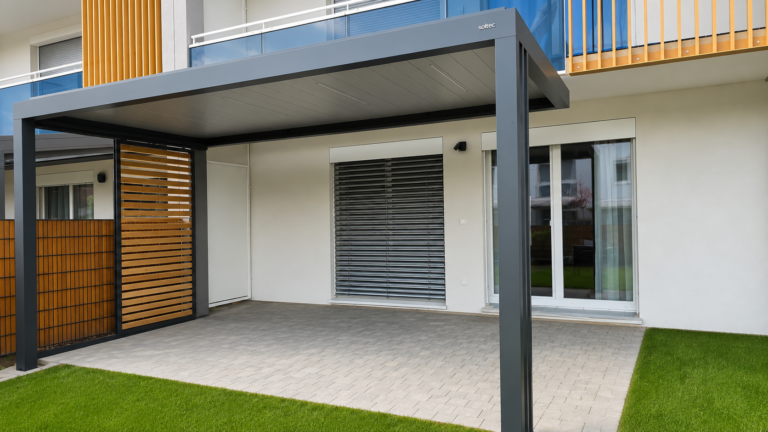 Pergola Led Luci Drsni Les Panel 3